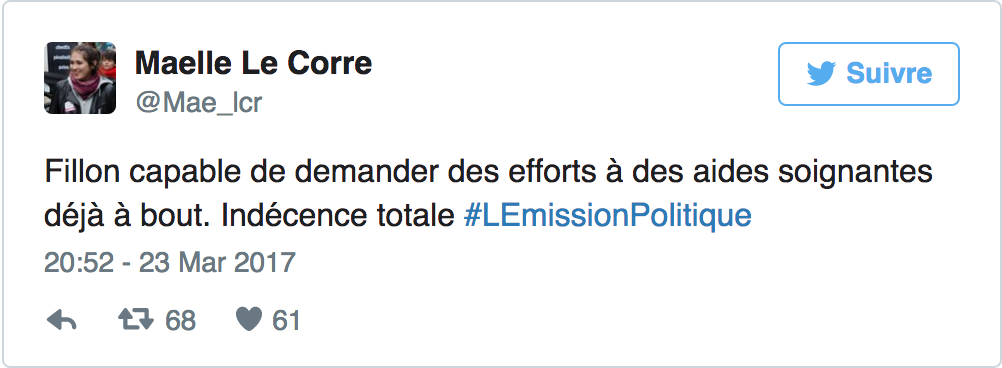Emission France 2 - L'incroyable mépris de Fillon face aux infirmières et AS !