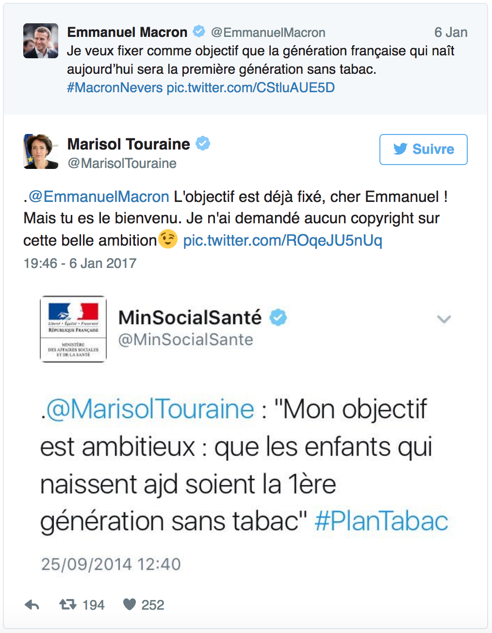 Tabac, santé... Quand Touraine se moquait des propositions de Macron