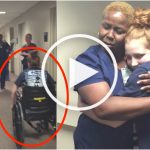 Cette infirmière explose de joie quand sa patiente se lève de son fauteuil roulant